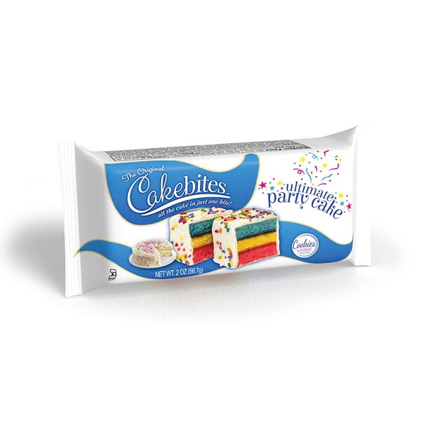 Galletas United The Original Cakebites Ultimate Party Cake 2 oz., Paquete de 96 - 16037
