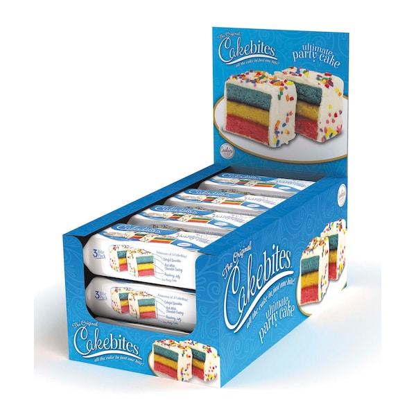 Galletas United The Original Cakebites Ultimate Party Cake 2 oz., Paquete de 96 - 16037