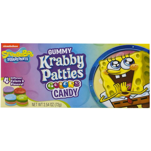 Frankford Candy Krabby Patty Colores Caja de Teatro 2.54 oz., PK12 - 10167