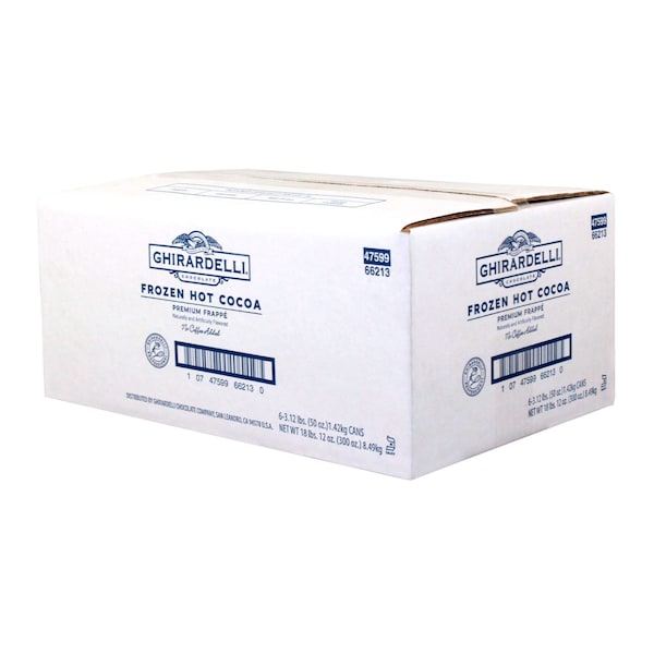 Ghirardelli Frappe de Cacao Caliente Congelado Ghirardelli 3.12lbs Lata, PK6 - 66213