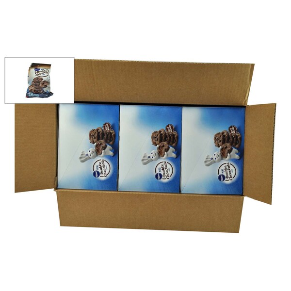 Galletas Mini Suaves Horneadas Doble Chocolate Pillsbury Pillsbury 18 oz., Paquete con 9 unidades - 18000-49546