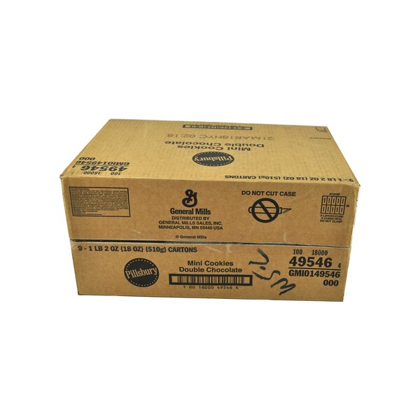 Galletas Mini Suaves Horneadas Doble Chocolate Pillsbury Pillsbury 18 oz., Paquete con 9 unidades - 18000-49546