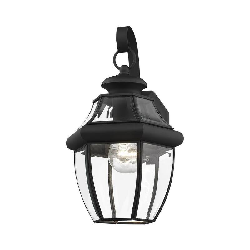 Lámpara de pared para exteriores AVIANCE LIGHTING Aston 1 Light en color negro - HD00612