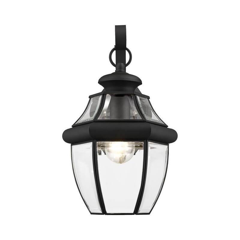 Lámpara de pared para exteriores AVIANCE LIGHTING Aston 1 Light en color negro - HD00612