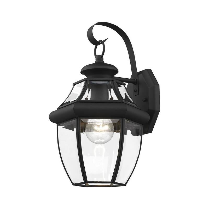 Lámpara de pared para exteriores AVIANCE LIGHTING Aston 1 Light en color negro - HD00612