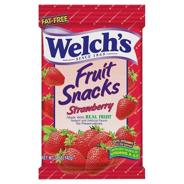 Welchs PIM05096 Golosina de Frutas, Sabor Fresa, 5 oz - 653511