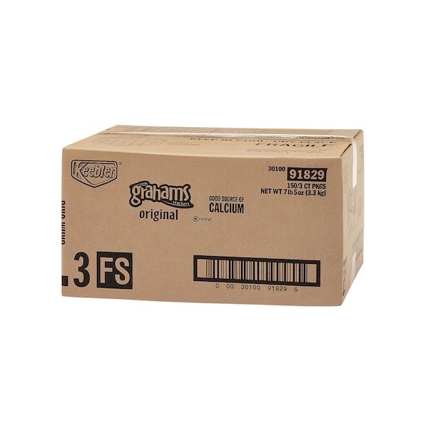 Keebler Keebler Original Graham Crackers 3 Galletas, Paquete de 150 piezas - 3010091829