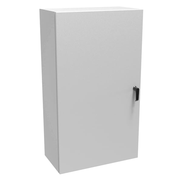 Hammond Steel Electrical Enclosures, 42 in H, 12 in D, 24 in W, NEMA 4, Hinged - EN4SD422412LG