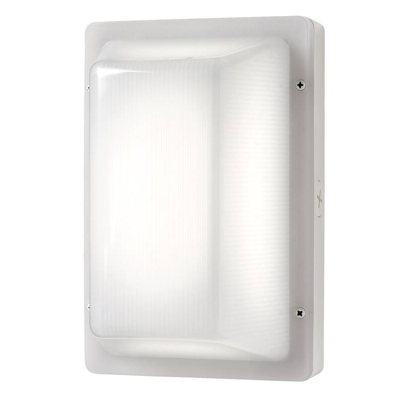 Luz LED blanca ETi de 9 pulgadas para exteriores, resistente a impactos, con 3 opciones de temperatura de color, resistente a la intemperie y al óxido, con un aumento de 600 a 1200 lúmenes - 504091120