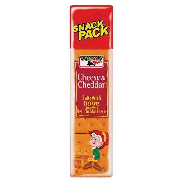 Galletas Sandwich Keebler KCC12, Cheddar, Sabor a Queso, 18 oz - 432870.