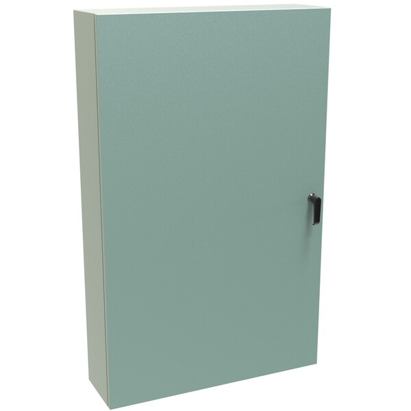 Hammond Steel Electrical Enclosures, 48 in H, 8 in D, 30 in W, NEMA 4, Hinged - EN4SD48308GY