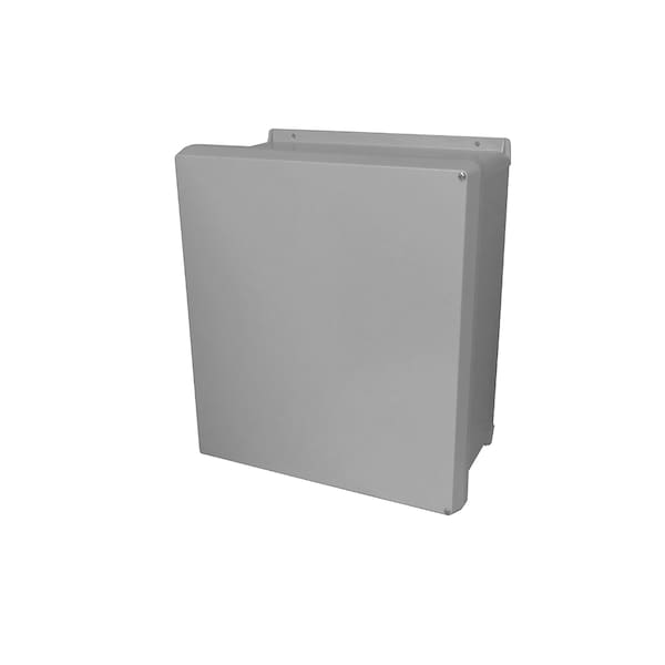 Vynckier Fiberglass Electrical Enclosures, 19.32 in H, 9.6 in D, 17.32 in W, NEMA 4X, Hinged - VJ1816HW