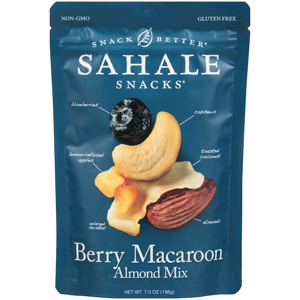 Sahale Snacks Sahale 7 oz. Berry Macaroon Almond, PK4 - 9386900357

Snacks Sahale Sahale 7 oz. Almendra con macarrón de bayas, PK4 - 9386900357