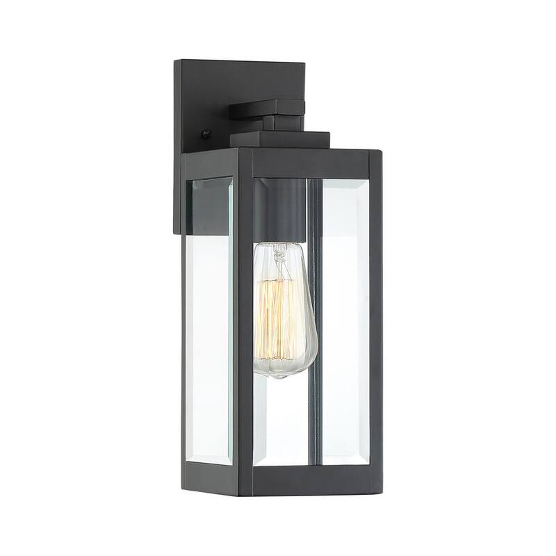 Lámpara de pared al aire libre Quoizel Westover de 1 luz en color negro tierra - WVR8405EK