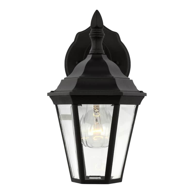 Lámpara de pared exterior negra de 1 luz Generation Lighting Bakersville - 88937-12