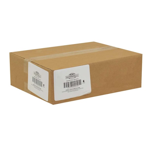 Bomba de Salsa Envuelta Individualmente Ghirardelli Azul y Blanco de 64 oz, Paquete de 6 - 99212