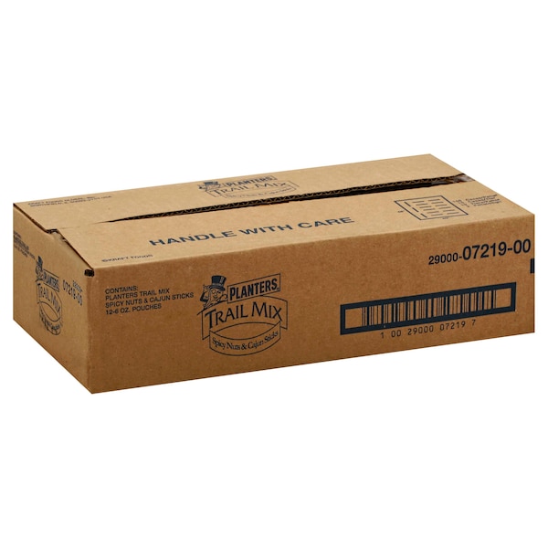 Mezcla de Frutos Secos Picantes Cajún de Planters en Empaque de 6 oz, Paquete de 12 - 10029000072197