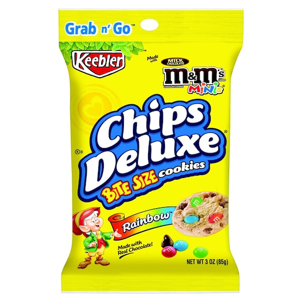 Galletas Keebler de Chocolate Chip y M&M en bolsa de 3 oz - 06301
