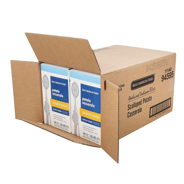 Cazuela clásica Baf de papas escalopadas con menor contenido de sodio, kit de cazuela de papas de 2.25 libras, paquete de 6 - 94595