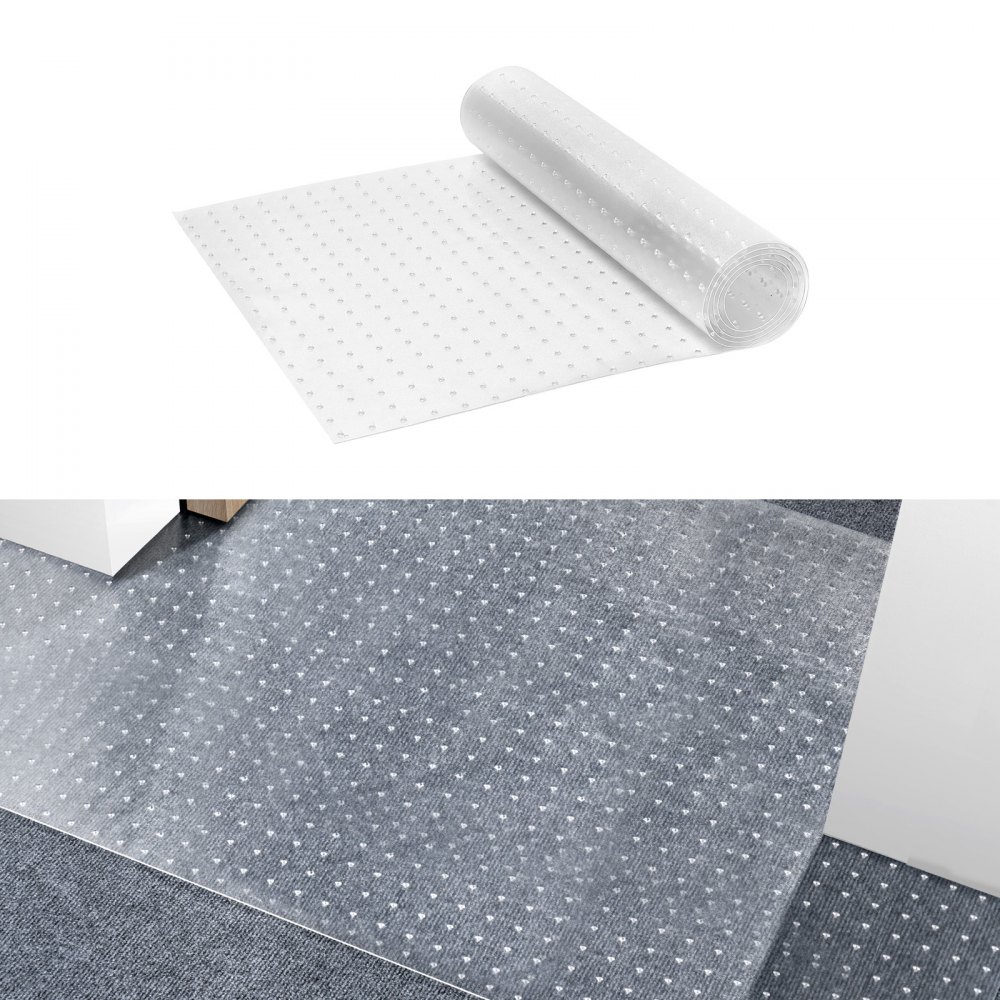VEVOR Carpet Protector for Pets, 24" x 6' PVC Scratch-Proof Cat Carpet Protector for Doorway, Anti-Slip Cat Scratch Protector Mat, Easy to Cut Plastic Carpet Scratch Stopper, Cat Scratch Guard Carpet - YXJBHMTM6FT27A0NFV0