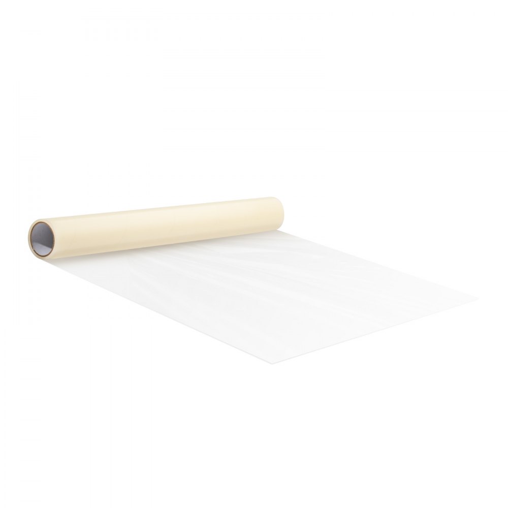 VEVOR Carpet Protection Film, 24" x 200' Floor and Surface Shield with Self Adhesive Backing & Easy Installation, Polyethylene Adhesive Car Mat Protector Roll for Construction & Renovation - JYXBHMTM24YC7YMC2V0