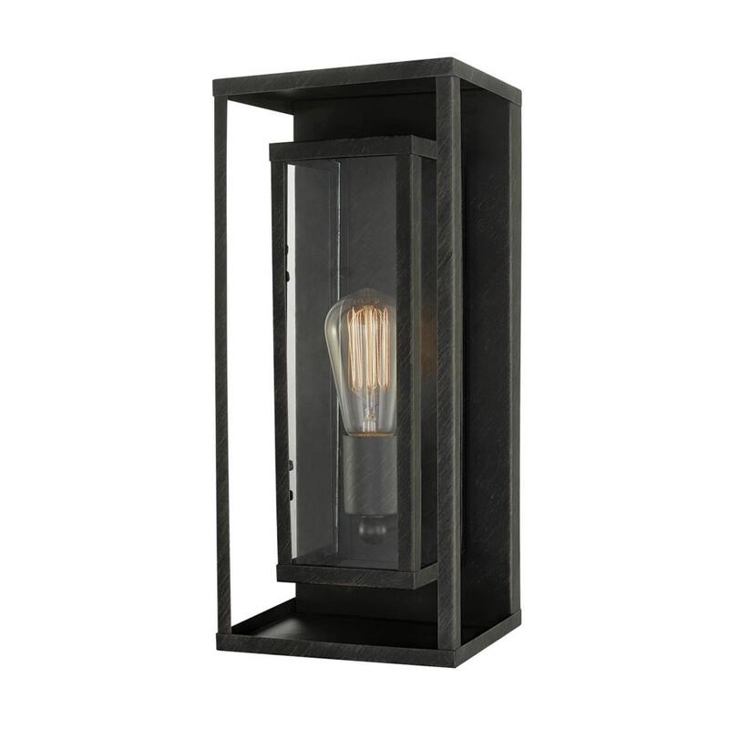 Globe Electric Montague Bronce Oscuro Rústico para exteriores 1-Luz Aplique de Pared - 44307