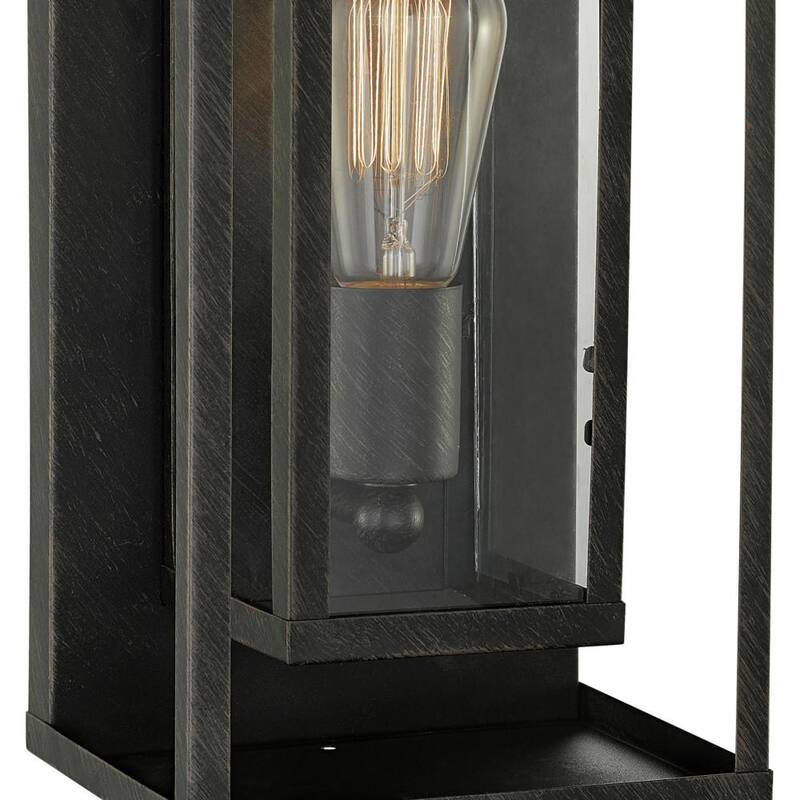 Globe Electric Montague Bronce Oscuro Rústico para exteriores 1-Luz Aplique de Pared - 44307