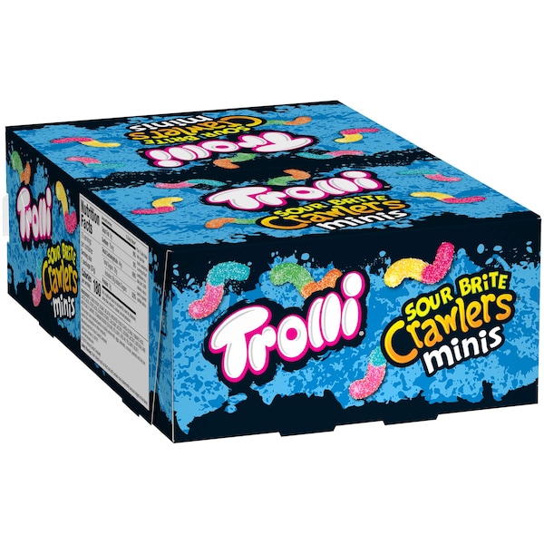 Trolli Trolli Gusanos Brillantes Agrios Mini de 2 oz., paq. de 144 - 11099