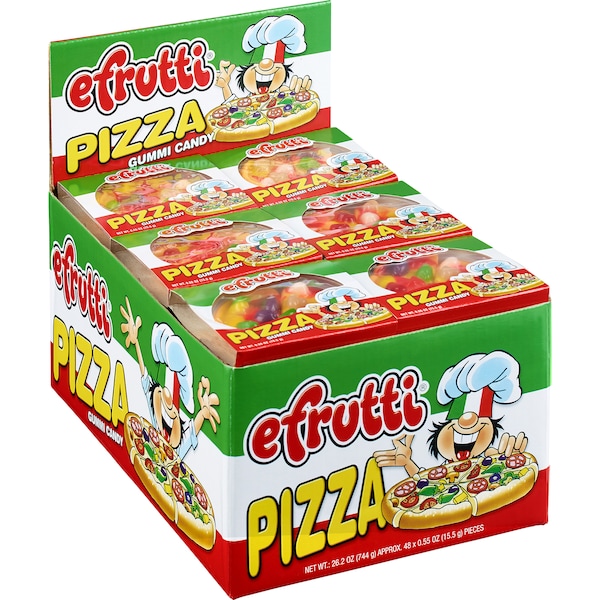 Efrutti Efrutti Pizza de Gomitas .55 oz. Paquete, PK384 - 5071