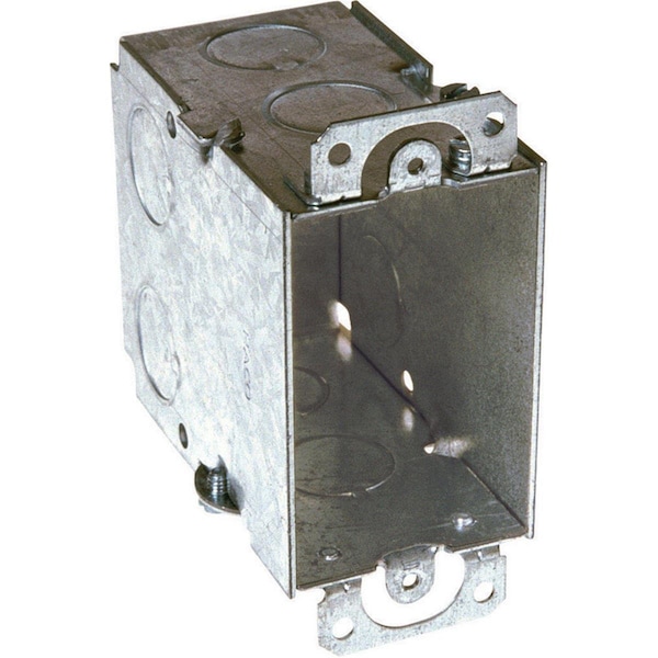 Homecare Products 3 in. Rectangle Electrical Box - Gray & Steel 0.5 in. - HO3297230