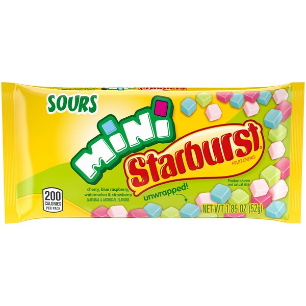 Starburst Starburst Minis Agrios Bolsa de 1.85 oz, PK288 - 391339