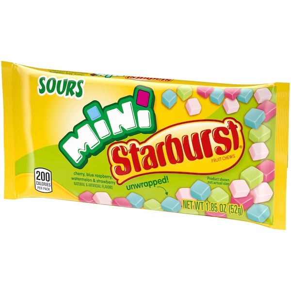 Starburst Starburst Minis Agrios Bolsa de 1.85 oz, PK288 - 391339