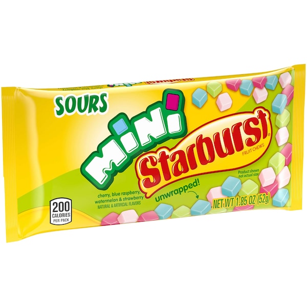 Starburst Starburst Minis Agrios Bolsa de 1.85 oz, PK288 - 391339