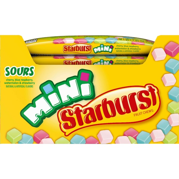 Starburst Starburst Minis Agrios Bolsa de 1.85 oz, PK288 - 391339