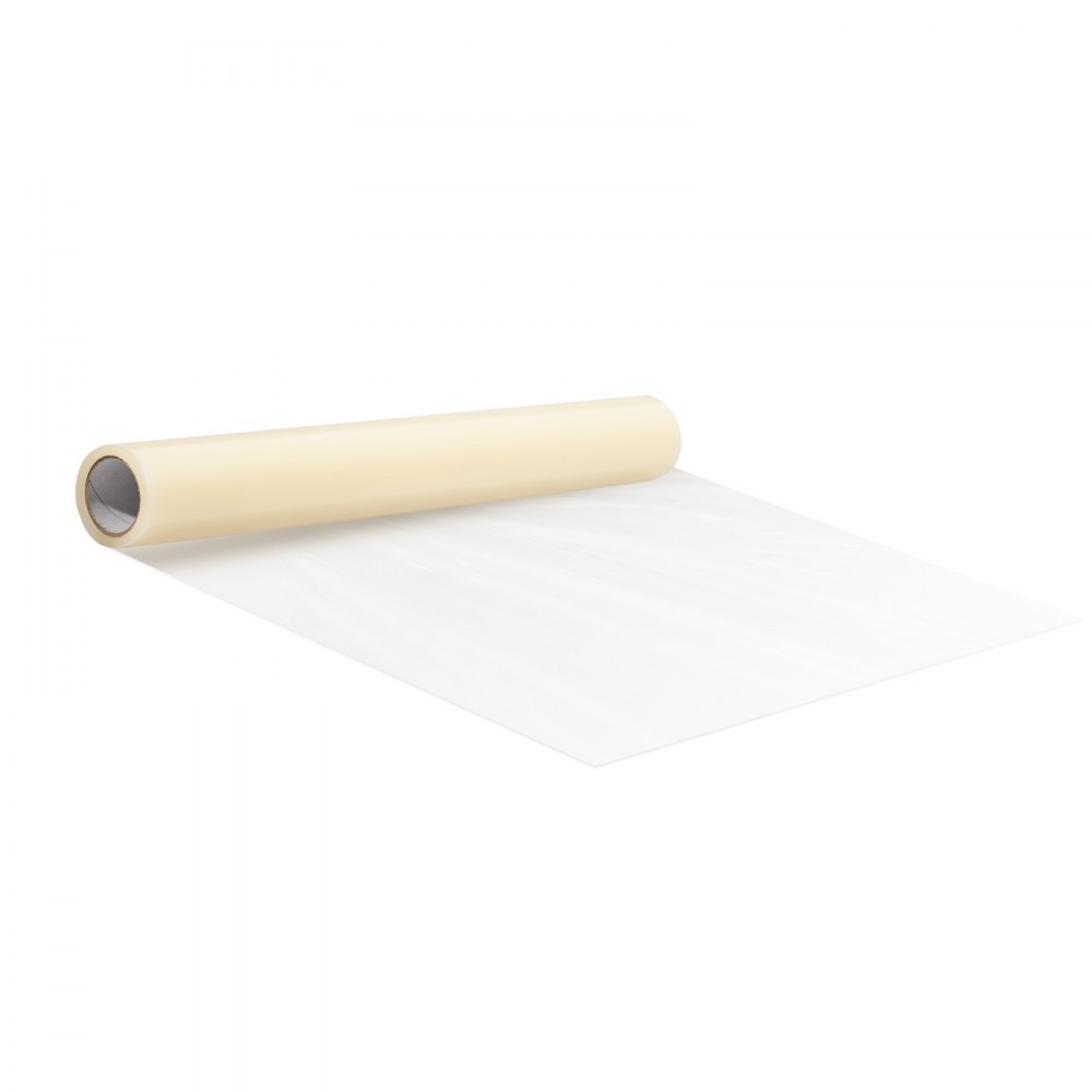 VEVOR Carpet Protection Film, 36" x 200' Floor and Surface Shield with Self Adhesive Backing & Easy Installation, Polyethylene Adhesive Car Mat Protector Roll for Construction & Renovation - JYXBHMTM36YC4NTY6V0
