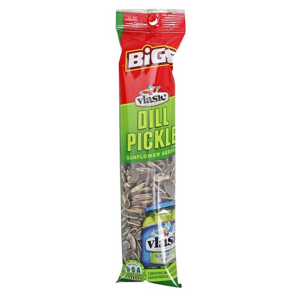 Semillas de girasol con pepinillos en vinagre Bigs Bigs 2.75 oz., paquete de 72 - 1601201027