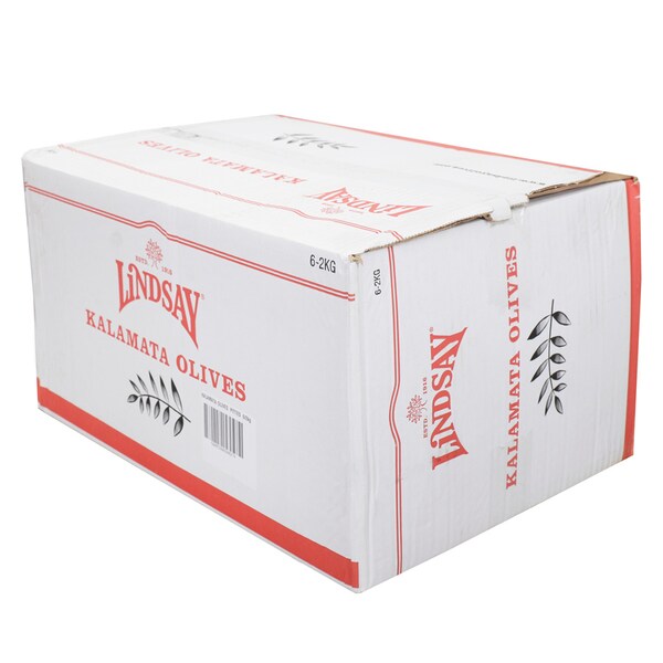 Aceitunas Kalamata grandes sin hueso Lindsay Lindsay importadas, 70 oz, paquete de 6 - A004032