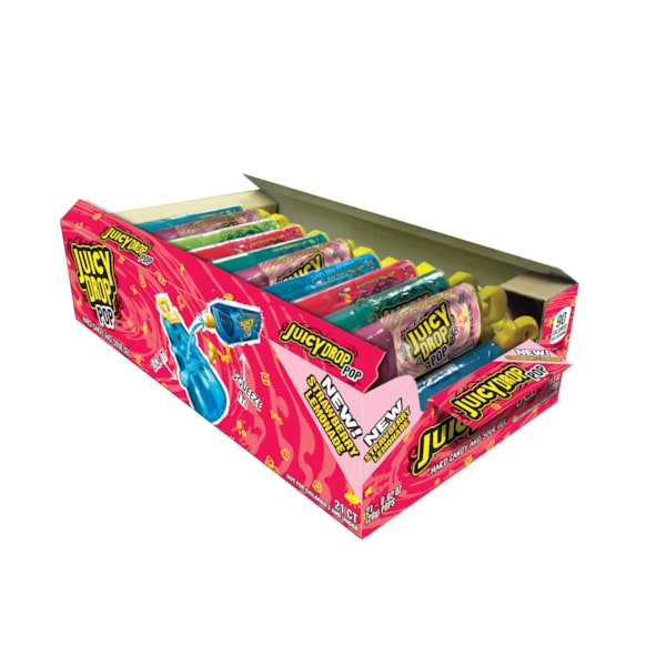 Juicy Drop Juicy Drop Pop Caja de Descanso .92 onzas - 21 Por Paquete, PK336 - 915