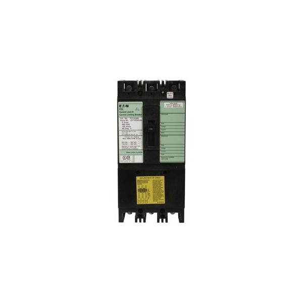 Eaton Molded Case Breakers MCCBs FCL 3P 25A 480V 50/60Hz 3Ph F Frame EA - FCL3025L