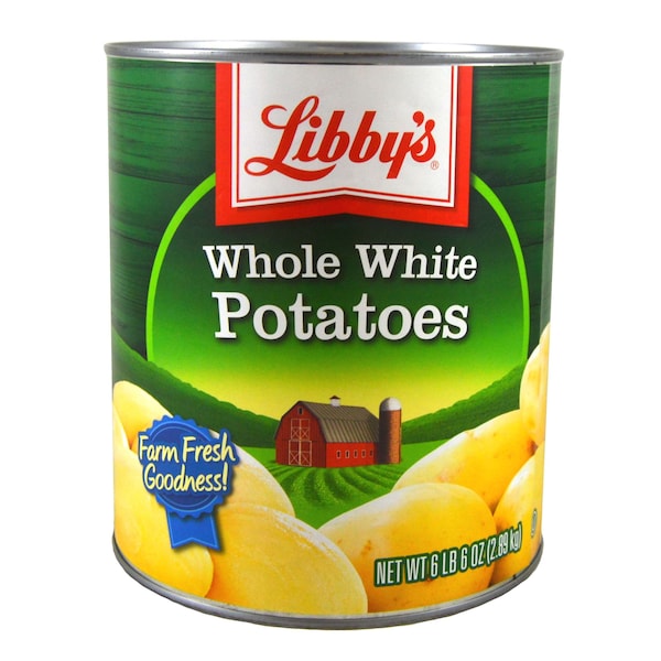 Papas enteras de lujo Libby's Libby's de 75 piezas 102 oz., Paquete de 6 - F003710096226
