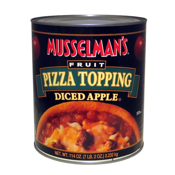 Musselmans Musselman's Aderezo de Pizza de Frutas con Manzana en Cubos en Latas de 114 oz., Paquete de 6 - FFPFZ0100MUS01