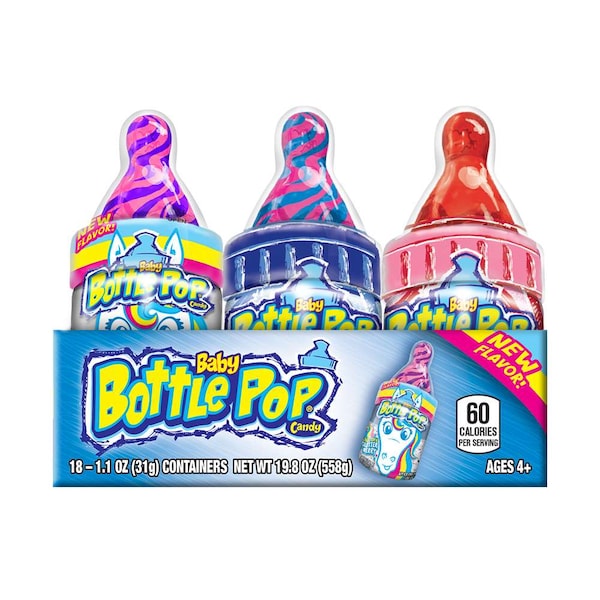 Paquete variado de caramelos Baby Bottle Pop y paletas, 1.1 oz., PK288 - 477-2