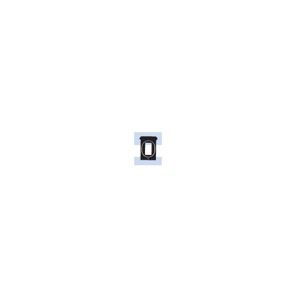 Mulberry Electrical Box Cover, 1 Gang, Rectangular, Aluminum, GFCI Receptacle Cover - 30554W