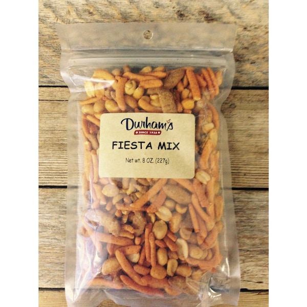 Mezcla de bocadillos de cacahuates picantes Durhams, ajonjolí, y pretzels en bolsa de 8 oz - 7304259113