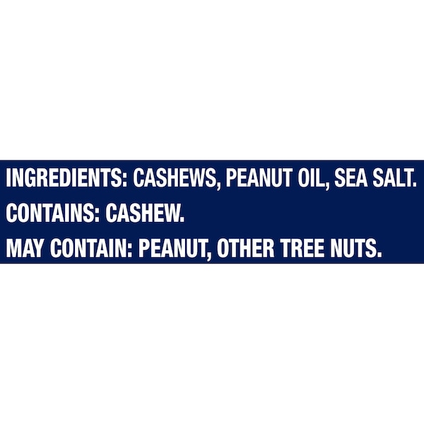 Tubo de 2.25 oz de Cacahuates Deluxe Cashews de Kraft Planters, PK72 - 00029000015784