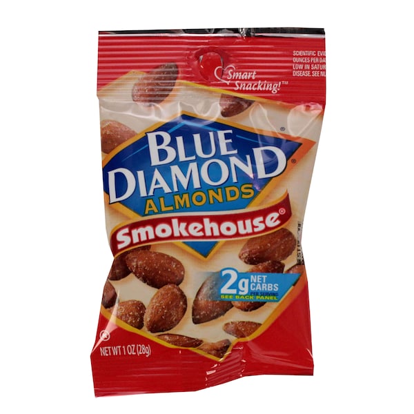 Almendras Blue Diamond Ahumadas 1 oz., paquete de 72 - 05177