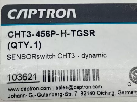 Captron Capacitive Touch Sensor Switch CHT3-456P-H-TGSR - MRO INDUSTRIAL
