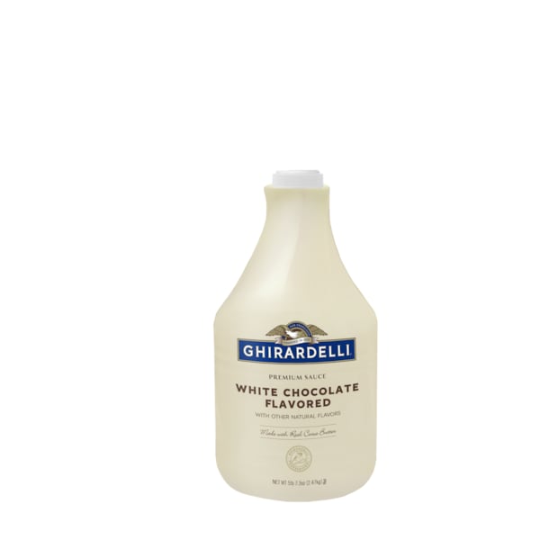 Bomba dosificadora de salsa de chocolate blanco Ghirardelli 87.3 oz., paquete de 6 - 41265