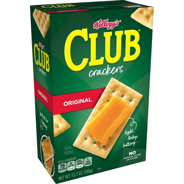 Galleta Keebler Club Original de 13.7 oz, caja con 12 piezas - 3010010056
