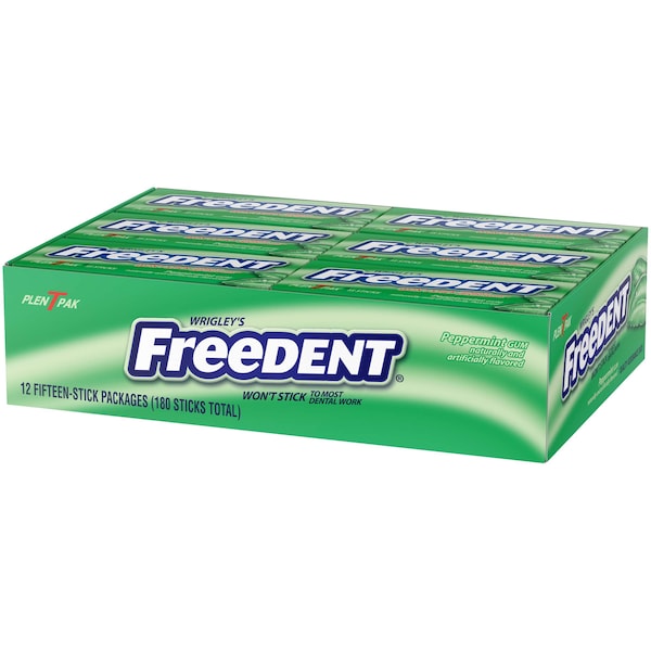 Freedent Freedent Chicle de Menta 15 piezas, Paquete de 360 - 259658